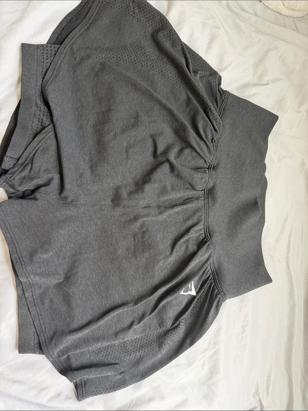Gymshark Women's Athletic Shorts in Dark Gray